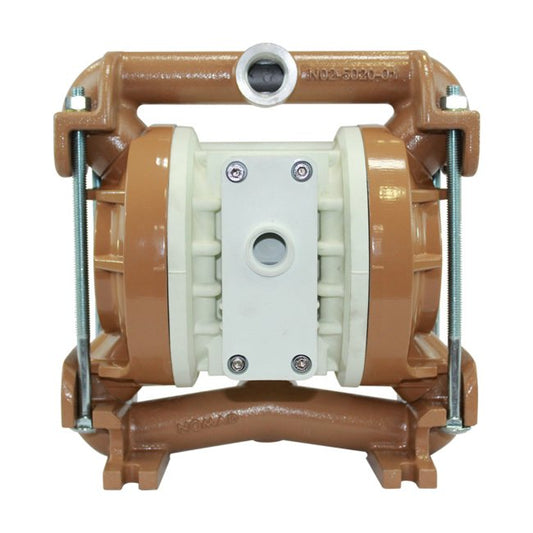 NOMAD PWR-FLO AODD Pump, 1" BSP, Stainless Steel with Santoprene Diaphragm - Image 1
