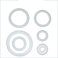 Springer Parts Replacement Clamp Gasket 1 SIL WHT - 40MPFX-1