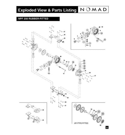 NOMAD® PWR-FLO™ Stainless Steel AODD Pump with Viton® Diaphragm - Image 2