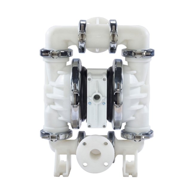 1 1/2" Flanged PWR-FLO™ AODD Pump with Polypropylene and Santoprene Diaphragm - Image 1