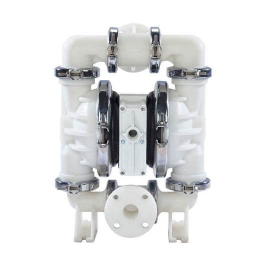1 1/2" Flanged PWR-FLO™ AODD Pump with Polypropylene and Santoprene Diaphragm - Image 1