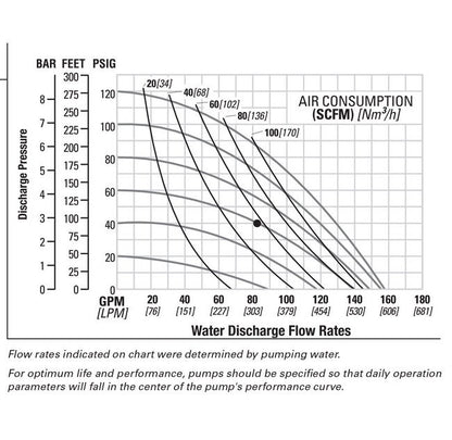 2" Stainless Steel Flanged PWR-FLOâ¢ AODD Pump with Buna-N Diaphragm - Image 3