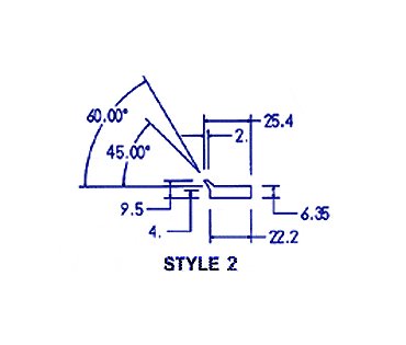 Master Wipe Metric Wiper - Style 2, Moly-Filled, 226mm A, 50mm B - Image 2