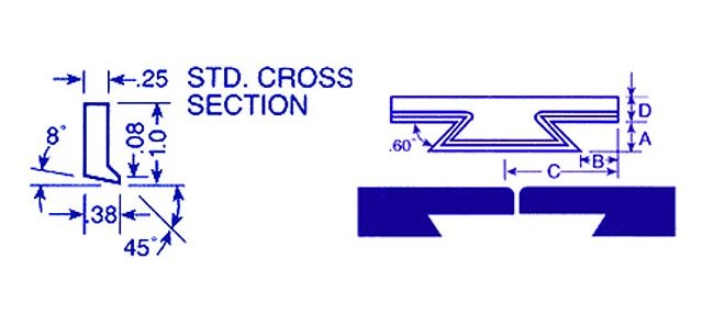 Master Wipe® 0.625in Dovetail Wiper for Machine Ways - Image 1