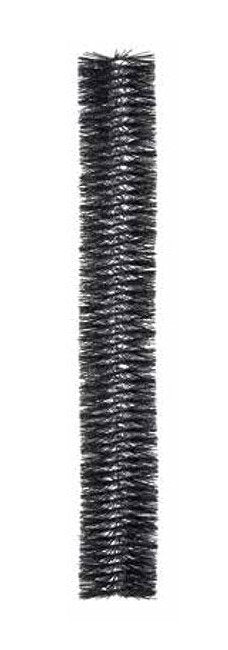 Adjustable Conveyor Belt Brush - 6" OD, 0.030 Crimped Black Nylon Fill - Image 1