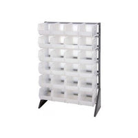 Heavy Duty Steel Shelving Unit with 24 QUS240CL Ultra Bins