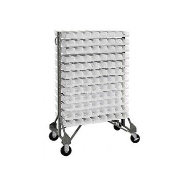 Steel Louvered Rack with 192 QUS220 Ultra Bins - Image 1