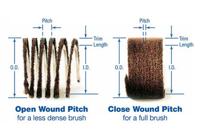 Tanis® RB Series 4 Inch Diameter Conveyor Cylinder Brush - Image 5