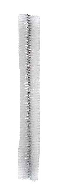 Adjustable Conveyor Belt Brush - 6in OD, Crimped Natural Nylon Fill - Image 1