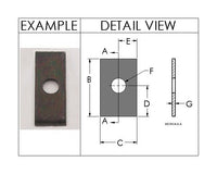 MinVee MV0WPAX Wheel Plate