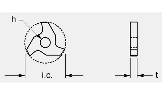 Tungsten Carbide Ring with Hole - Image 1