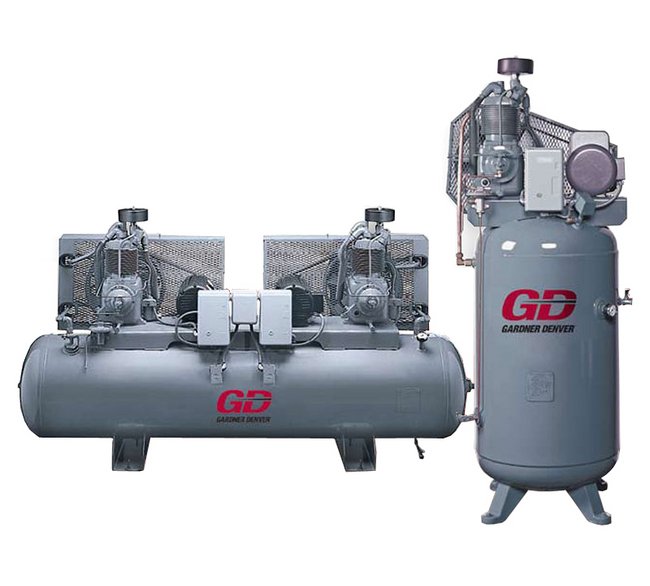 Gardner Denver 5 hp Power Reward Series Reciprocating Air Compressor - Image 1