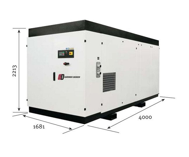 160 kW Oil-Free Screw Air Compressor - Gardner Denver ESN 160-250 Series - Image 2