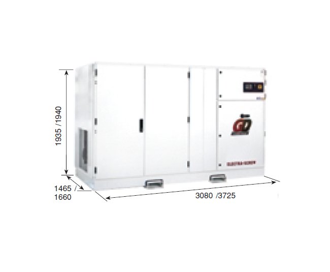 Gardner Denver 500 kW ESD Series Motor Power Screw Air Compressor - Image 2