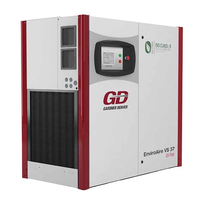 50 kW Oil-Free Rotary Screw Air Compressor - EnviroAire Series - Image 1