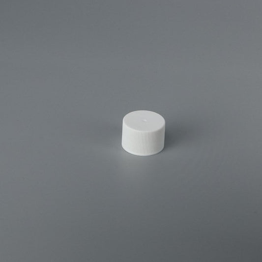 MRP Solutions 24mm Non-Stacking Plastic Ribbed Side Matte Top Closure Cap - Image 1