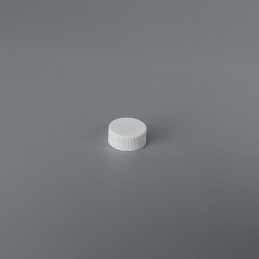 22mm Non-Stacking Threaded Plastic Ribbed Side Closure Cap - Image 1