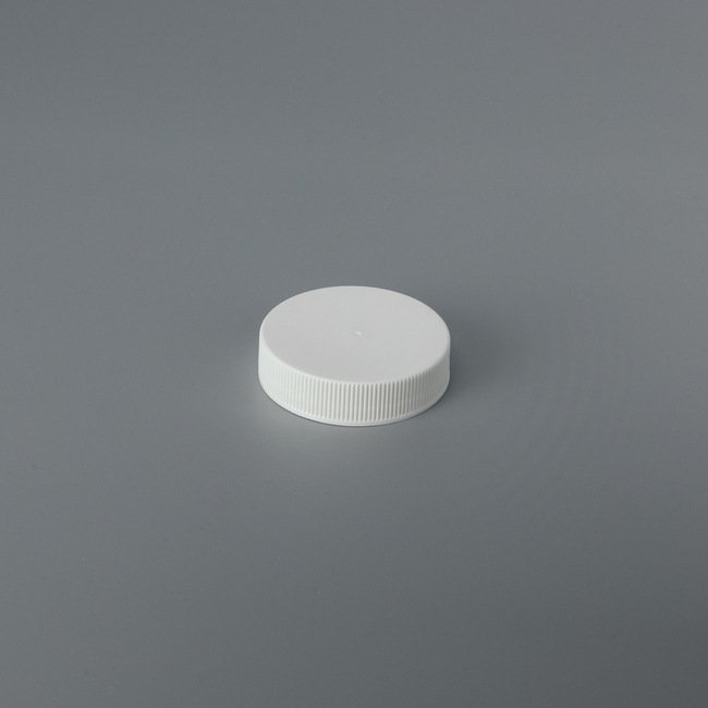 43mm Non-Stacking Threaded Plastic Ribbed Side Closure Cap - Image 1