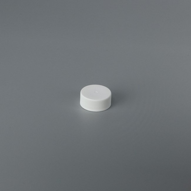 24mm Non-Stacking Ribbed Threaded Plastic Cap - Image 1