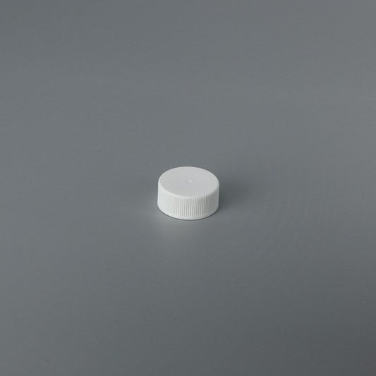 24mm Non-Stacking Ribbed Threaded Plastic Cap - Image 1