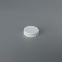 38mm Non-Stacking Threaded Plastic Ribbed Side Matte Top Closure Cap