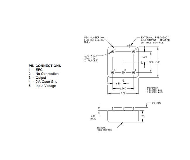 High-Precision OCXO Crystal Oscillator - 10 to 120 MHz - Image 2