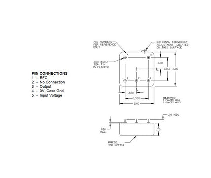 High-Precision OCXO Crystal Oscillator - 10 to 120 MHz - Image 2