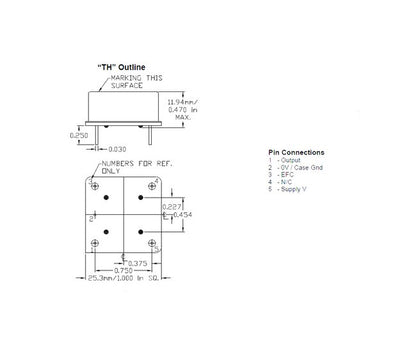 10-120 MHz OCXO Frequency Oven-Controlled Crystal Oscillator - Image 3