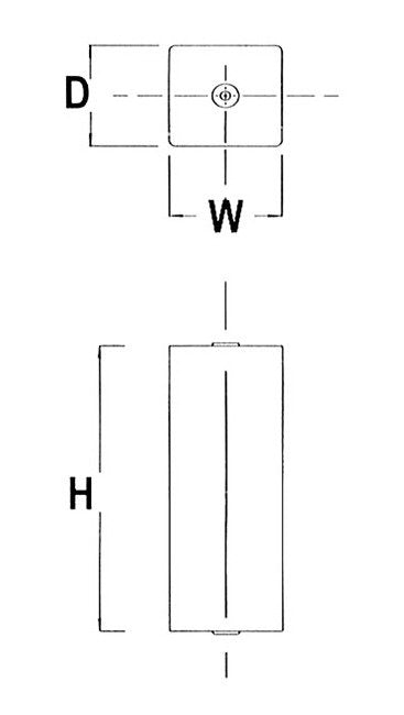 High Voltage Oil-Filled Capacitor - CP Series (0.025 µF, 75000 V) - Image 2