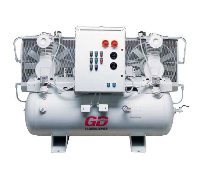 Gardner Denver PureAir II Oil-Less Air Compressor - 1HP, 4.1 ft&#179;/min, Tank-Mounted - Image 1