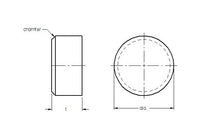 Ultra-Met Round Wear Button Cutting Tool Insert, 0.370 Inch Diameter