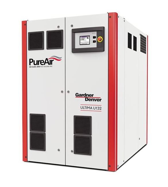 200 HP Oil-Less Two Stage Variable Speed Centrifugal Compressor - Quantima Series - Image 1