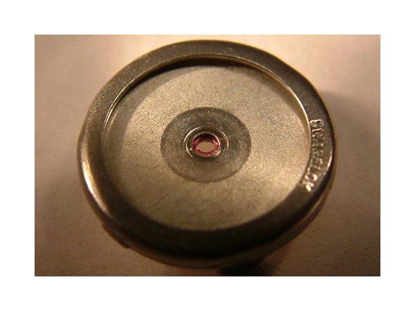 RB82306 Stainless Steel Gland/Gasket Connector Orifice, 0.0055 in I.D., 0.475 in Diameter - Image 1