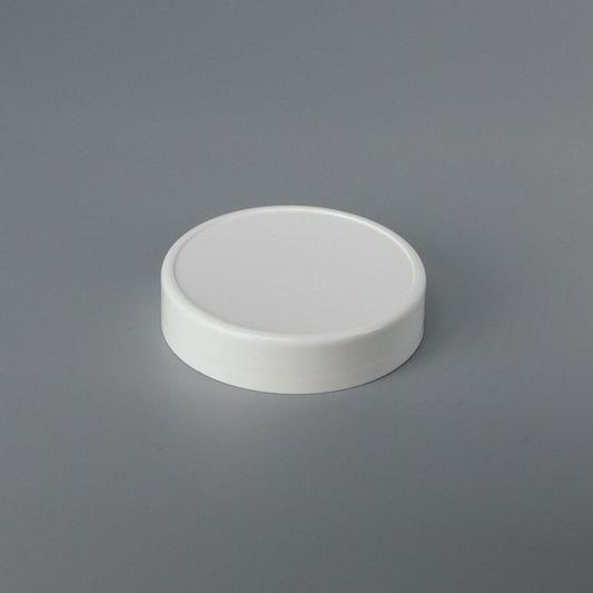 83mm Smooth Side & Top Plastic Closure Cap with Outer Stacking Ring - Image 1