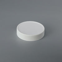 70mm Matte Top Plastic Closure Cap with Ribbed Side and Outer Stacking Ring