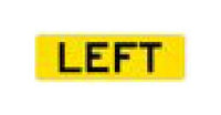 E Series Black on Yellow Expressway and Freeway Guide Sign 42x16