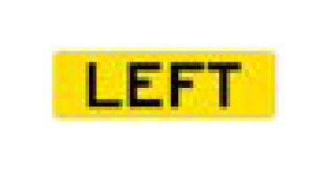 E Series Black on Yellow Expressway and Freeway Guide Sign 42x16 - Image 1