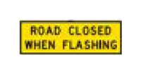 W-Series Black on Yellow Warning Sign - Large Size for Parking Safety