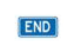 M Series White on Blue Route Marker & Auxiliary Sign - Image 1