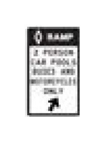R-Series Black on White Color Regulatory Sign - Parking & Custom Use 36x60 in. - Image 1