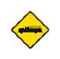 W-Series Black on Yellow Warning Sign - Institutional Grade