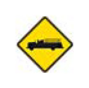 W-Series Black on Yellow Warning Sign - Institutional Grade - Image 1