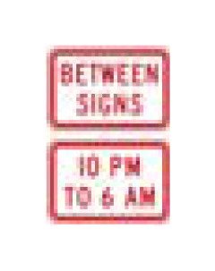 Durable R-Series Red on White Regulatory Sign - Image 1
