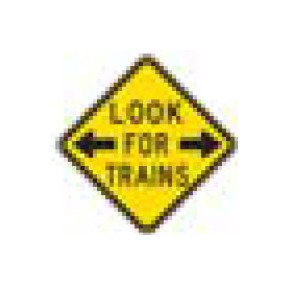 W-Series Black on Yellow Warning Sign - 36x36 inches - Image 1