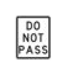 R-Series Black on White Regulatory Sign - Various Sizes - Image 1