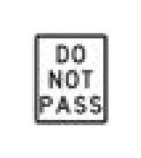 R-Series Black on White Regulatory Sign - Various Sizes