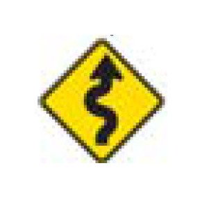 W-Series Black on Yellow Warning Sign - Institutional Grade - Image 1
