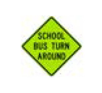 Fluorescent Yellow-Green School Warning Sign - S Series - Image 1