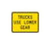 W-Series Black on Yellow Color Warning Sign - 24x18in