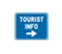D Series White on Blue Conventional Road Guide Sign